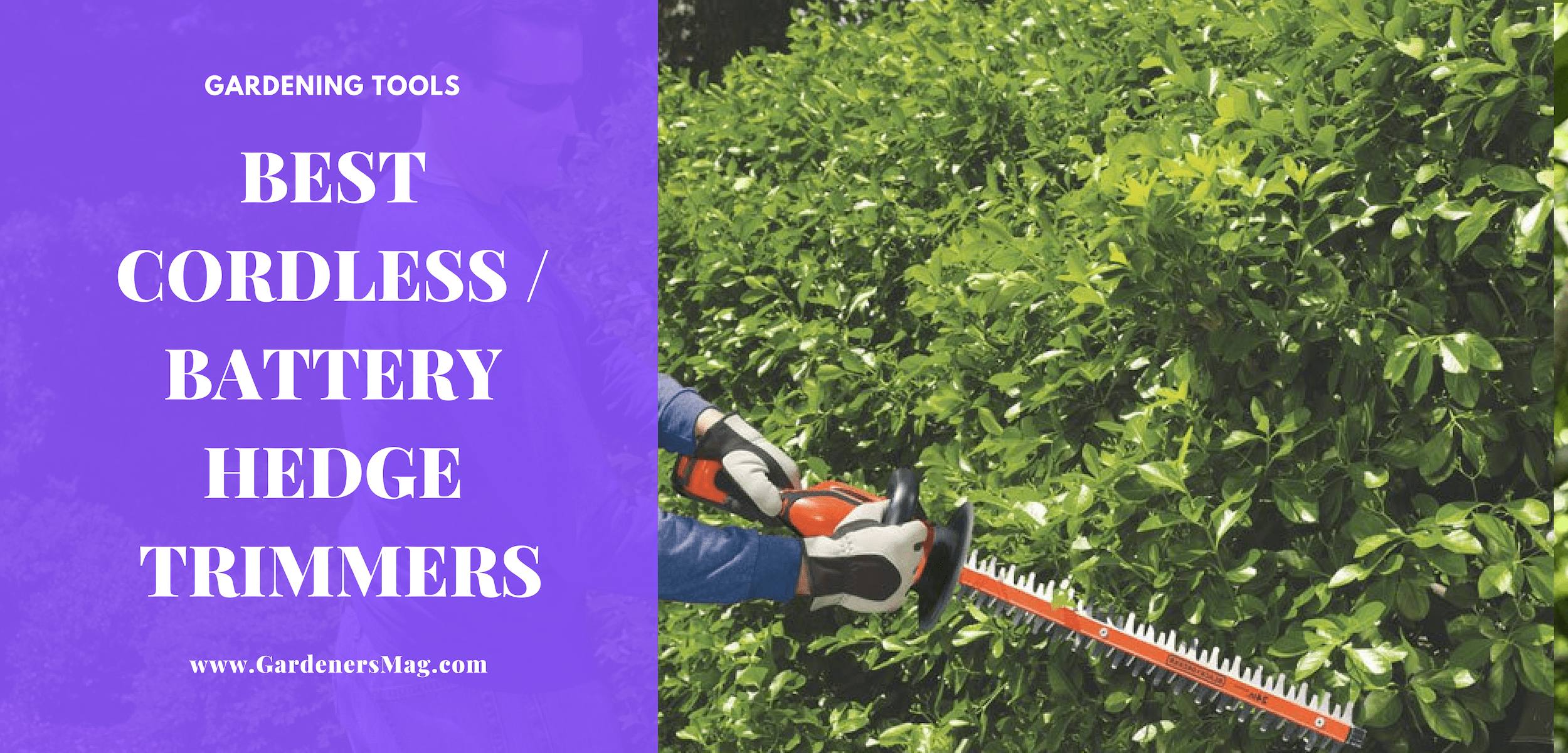 Best Cordless – Battery Hedge Trimmer