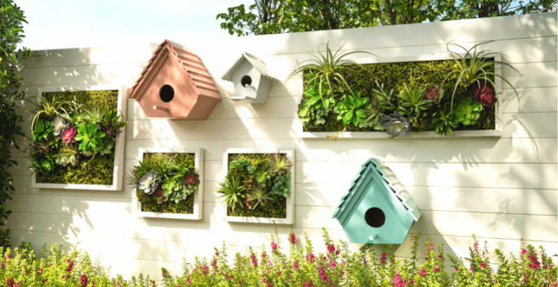 Photo Frame-Inspired Vertical Garden