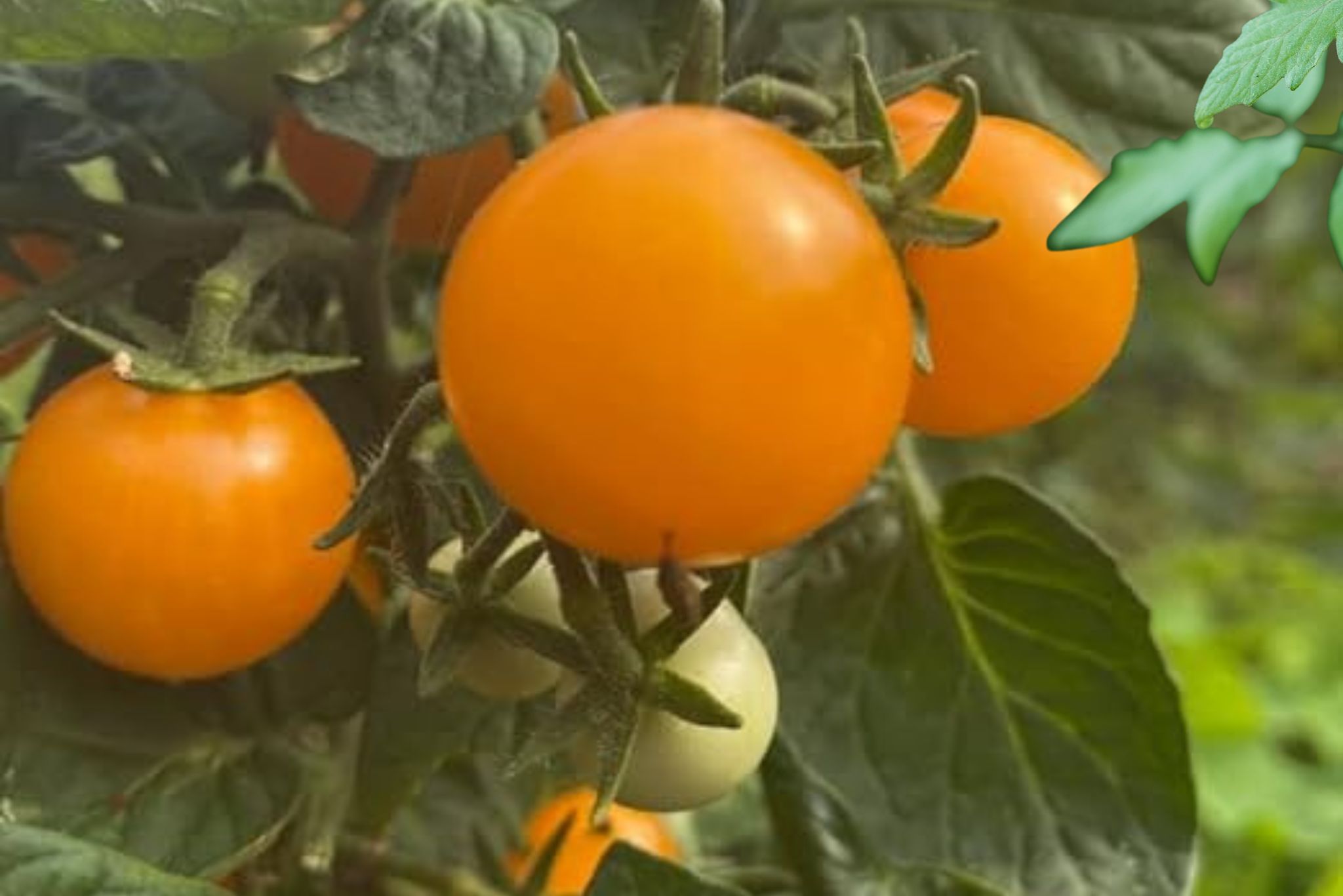 Orange hat tomato