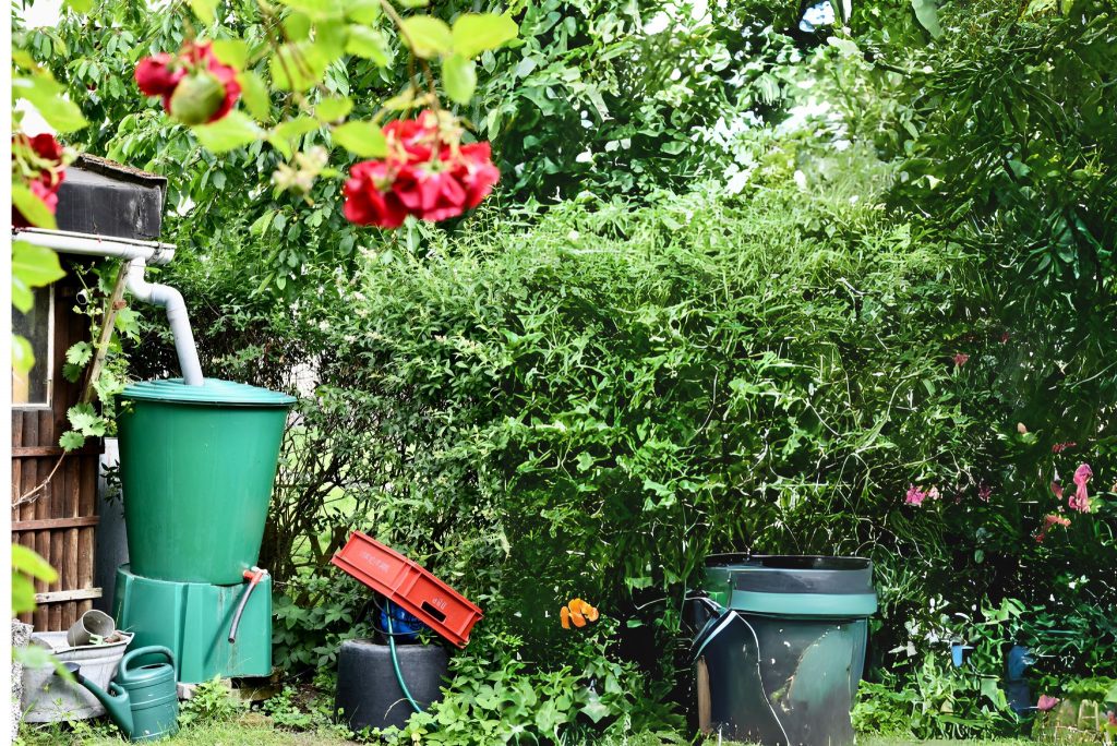 Rainwater harvesting set up