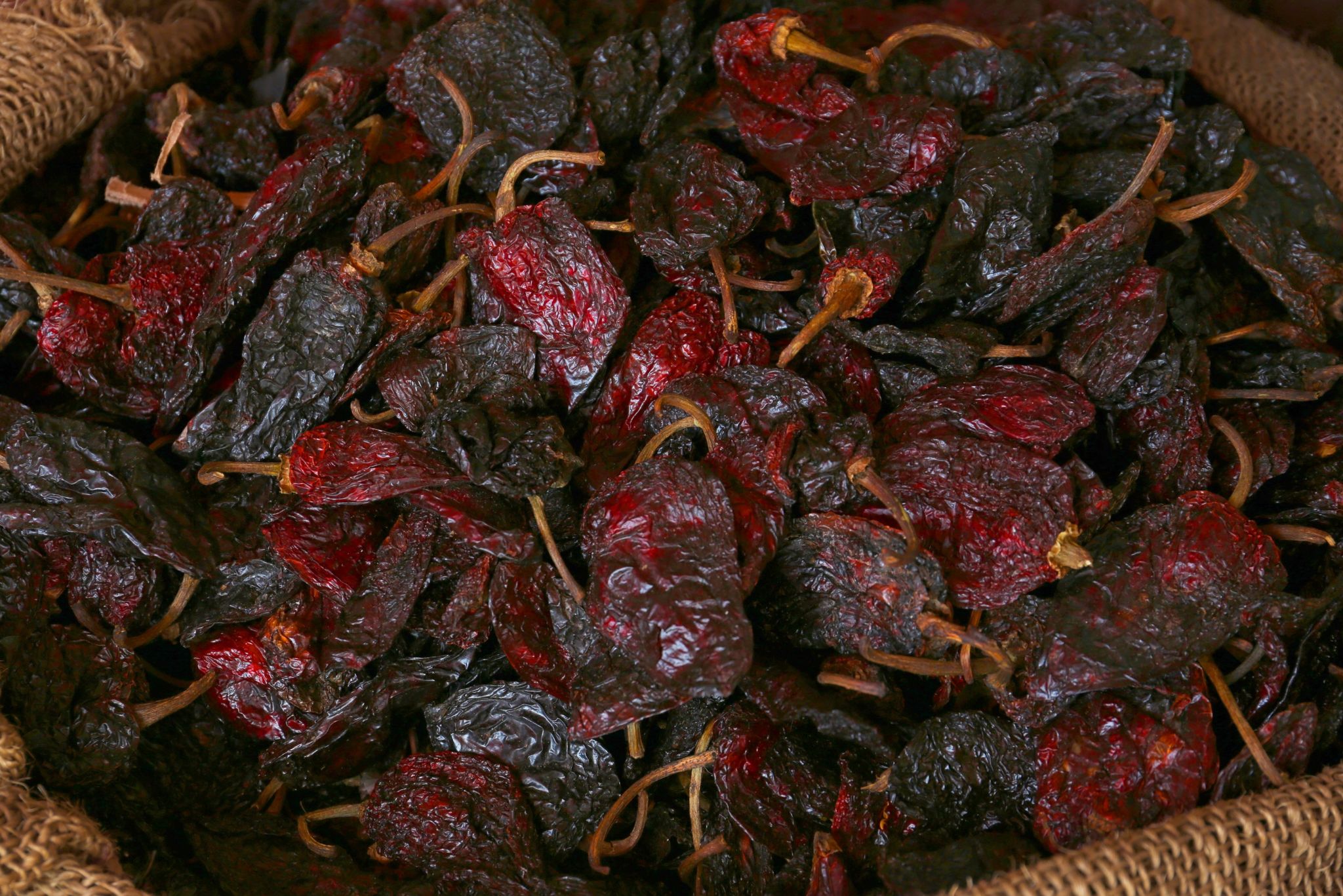 Chocolate Ghost Chile Peppers