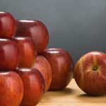 Harvested Winecrisp apples