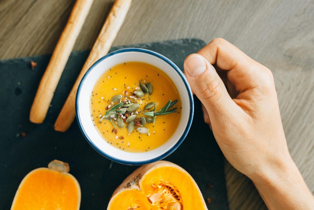 candy roaster squash soup