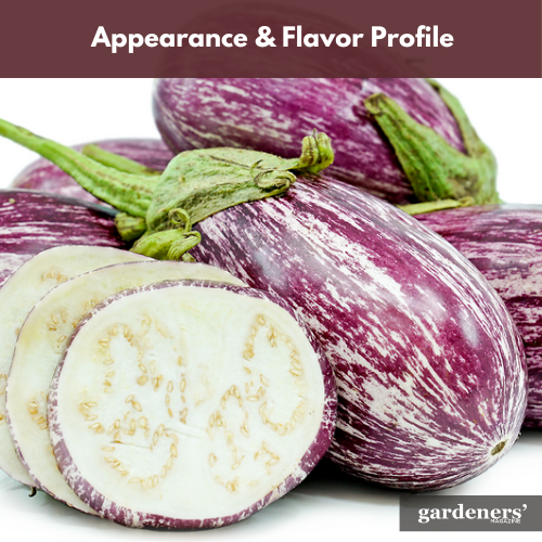 Appearance and flavor profile