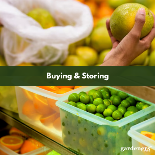 buying and storing sweet limes
